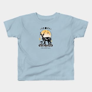 Celestial spirit animal Roe-deer Kids T-Shirt